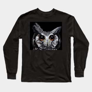 White-faced owl Long Sleeve T-Shirt